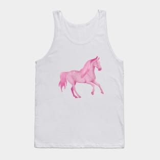 Pink horse Tank Top